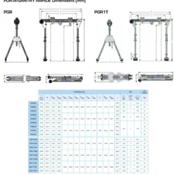 Bockkran 1000kg Porta Gantry Rapide<Irudek Online