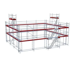 Byggställning modul stål 280m2<MJ-Gerust Best