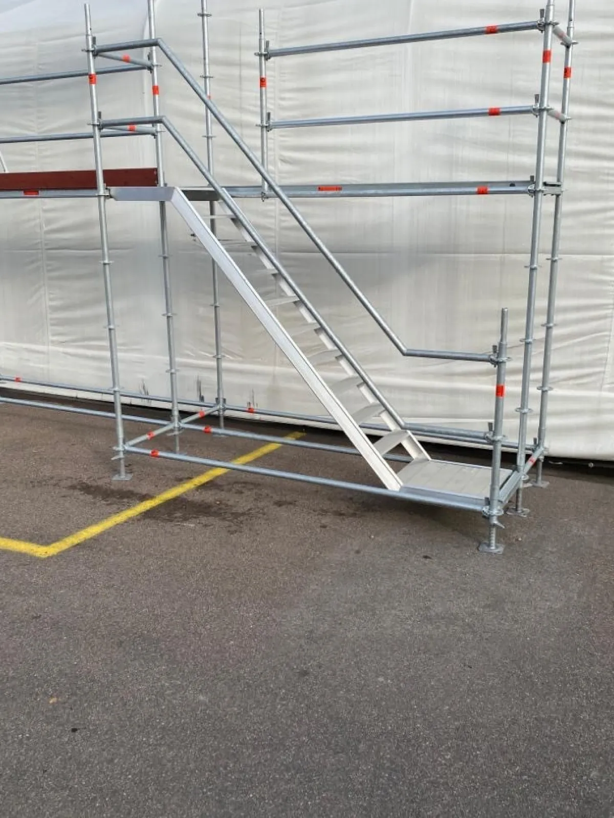 Byggställning modul stål 15x4m<MJ-Gerust Discount