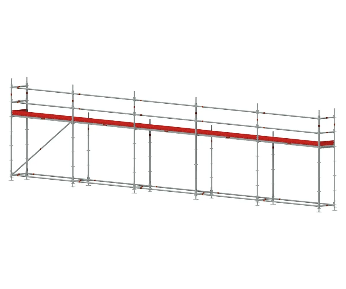 Byggställning modul stål 15x4m<MJ-Gerust Discount