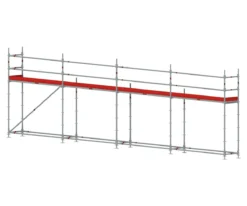 Byggställning modul stål 12x4 m<MJ-Gerust Outlet