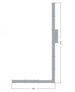 Byggställning RAM ALU 182m²<MJ-Gerust