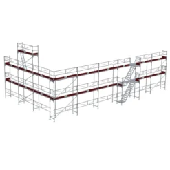 Byggställning RAM ALU 182m²<MJ-Gerust