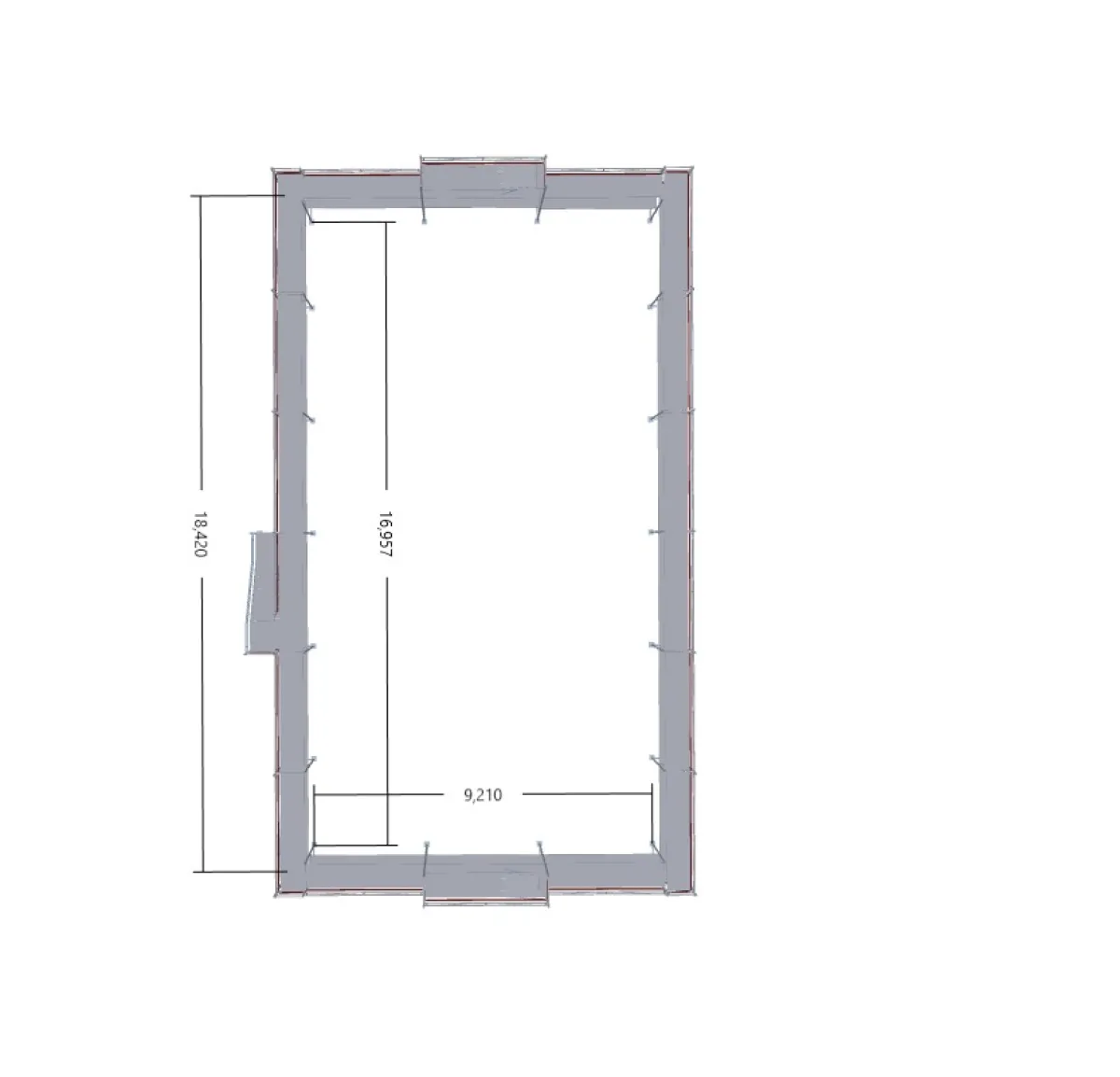 Byggställning RAM ALU 354m²<MJ-Gerust Hot