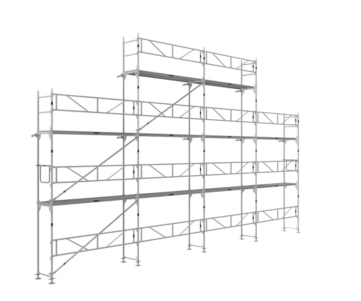 Byggställning RAM ALU 12x6 m med gaveltopp<MJ-Gerust Hot