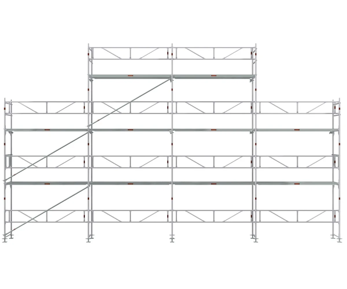 Byggställning RAM ALU 12x6 m med gaveltopp<MJ-Gerust Hot