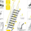 Byggtrappa 15-steg 70cm ALU<TLC Discount