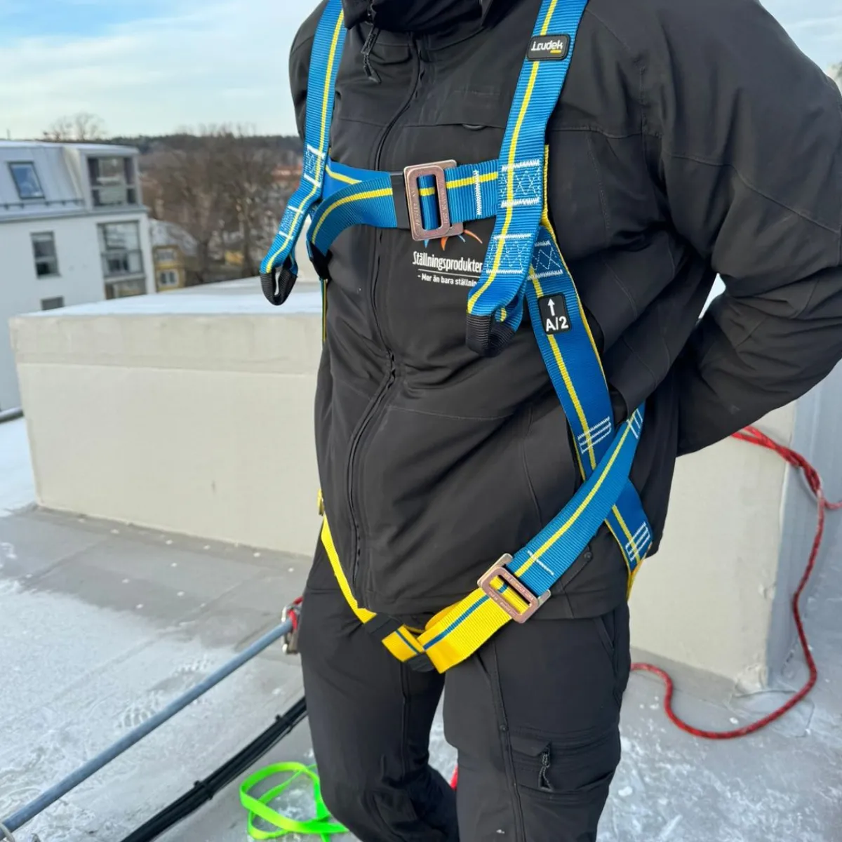 Fallskyddspaket med block Basic<Irudek Discount