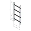 Fasadstege 1120mm ALU<Stallningsprodukter Outlet