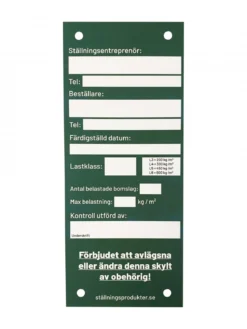 Grönskylt dubbelsidig 1000 st (kartong)<SP PRO Discount