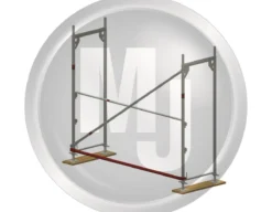 Horisontalstag med kopplingar<MJ-Gerust Clearance