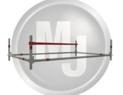 Horisontellt diagonalstag med kilsäkring 1,09 x 1,09 m<MJ-Gerust Outlet