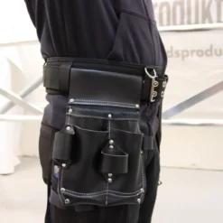 Komplett Verktygsbälte Textil med Läderficka<SP PRO Hot