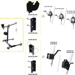 Mobil H-Förankringspunkt Davit<KRATOS Sale