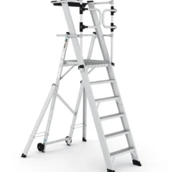 Plattformsstege med skyddsräcke och stödben<SP PRO Sale