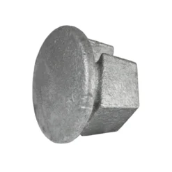 Rörkoppling täckplugg metall Grå<LUNADO Best