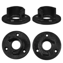 Rörkoppling väggfäste 2-pack<LUNADO New