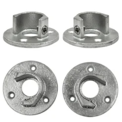 Rörkoppling väggfäste 2-pack<LUNADO New