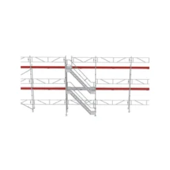 Ställningstrailer med 120m² Ramställning Alu<MJ-Gerust Online