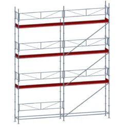 Ställningstrailer med 60m² Villapaket Modul ALU<Stallningsprodukter Hot