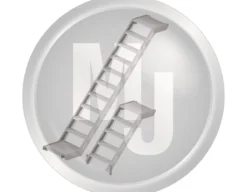 Ställningstrappa Aluminium 2.57 x 2.00 m<MJ-Gerust Sale