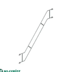 Trappräcke dubbel stål 2.57 m<MJ-Gerust Outlet