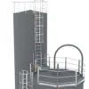 Underhållsplattform silo<Stallningsprodukter