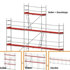 Villapaket modul stål 60m²<MJ-Gerust New