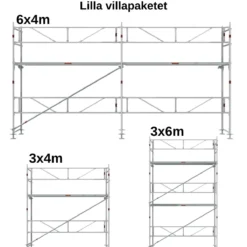 Villapaket ramställning ALU 28m²<MJ-Gerust Online