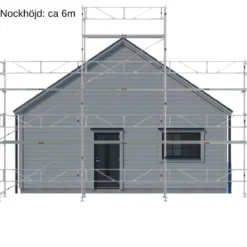 Villapaket ramställning ALU 60m²<MJ-Gerust Sale